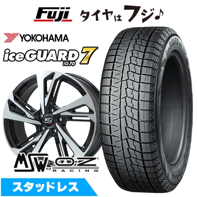 【新品】輸入車用 シトロエンC3 エアクロス SUV スタッドレスタイヤ ホイール4本セット 205/65R15 ヨコハマ アイスガード7 セブンIG70 MSW 60 15インチ