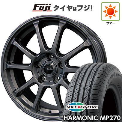 【新品】フリード 5穴/114 夏タイヤ ホイール4本セット 195/55R16 ミレバー ハーモニック MP270(限定) テクノピア カリテス S316 16インチ