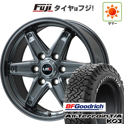 【新品】ランクル300/ランクル250 夏タイア 銀輪4本仕かける 265/65R18 BF好ましい分限者 オールテレーンT/A KO3 RWL レアマイスター LMG エトナ 18in