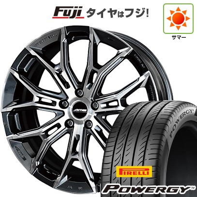 【新品国産車用 5穴114.3車】 夏タイヤ ホイール4本セット 235/35R19 ピレリ パワジー 共豊 ガレルナ フィヌラ 19インチ