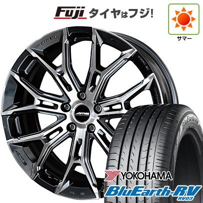 【パンク保証付き】【新品国産車用 5穴114.3車】 夏タイヤ ホイール4本セット 245/35R20 ヨコハマ ブルーアース RV-03 共豊 ガレルナ フィヌラ 20インチ
