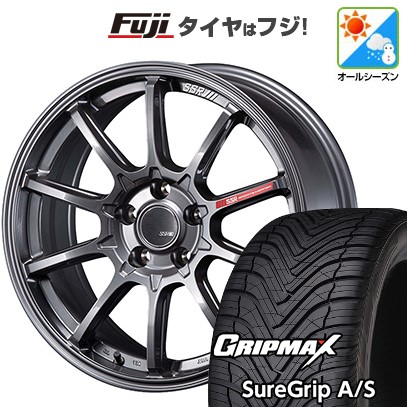 新品国産車用 5穴114.3車 オールシーズンタイヤ ホイール4本セット 225/55R18 グリップマックス シュアグリップ オールシーズン(限定) SSR GT GTV05 18インチ