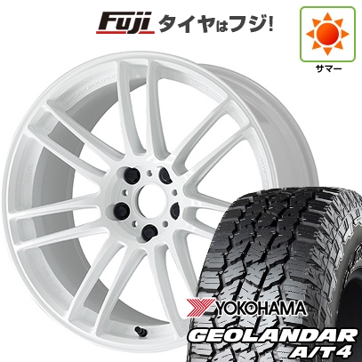 【新品国産車用5穴114.3】 | 夏タイヤ ホイール4本セット | 225/55R18 | ジオランダー A/T4 G018 RBL | エモーション ZR7 18インチ