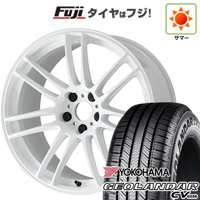 【新品国産車用5穴114.3】 | 夏タイヤ ホイール4本セット | 235/55R19 | ヨコハマ ジオランダー CV G058 | WORK ワーク エモーション ZR7 | 19インチ