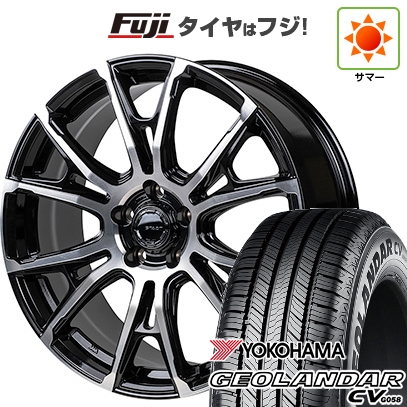 【新品国産車用5穴114.3】 | 夏タイヤ ホイール4本セット | 235/55R19 | ヨコハマ ジオランダー CV G058 | モンツァ HI-BLOCK シュタッド | 8J 19インチ