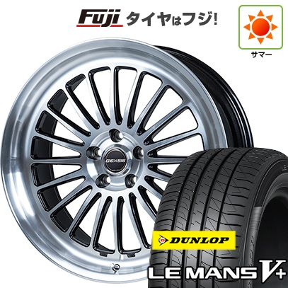 【新品国産車用5穴114.3】 | 夏タイヤ ホイール4本セット | 215/35R19 | ダンロップ ルマン V+(ファイブプラス) | モンツァ ジェクシス GF020 | 7J 19インチ