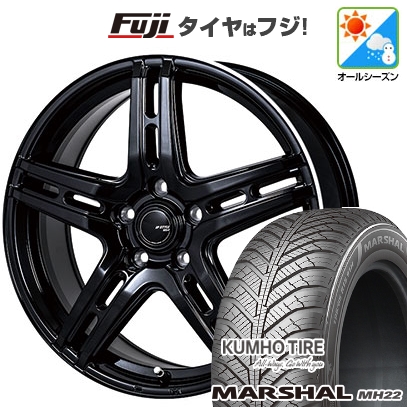 【新品】シエンタ 2022- オールシーズンタイヤ ホイール4本セット 195/55R16 クムホ マーシャル MH22(限定) モンツァ JPスタイル R52 16インチ