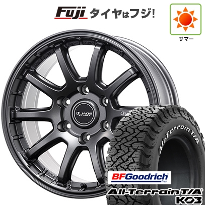 オールテレーン - 新品 ランクル250 夏タイア 銀輪4本仕かける 275/70R18 BF好ましい分限者 T/A KO3 RWL ジャ牡 トライブクロス 8.5J 18in