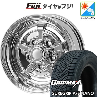 【新品】ジムニーシエラ オールシーズンタイヤ ホイール4本セット 195/80R15 グリップマックス SUREGRIP A/S NANO(限定) アピオ ワイルドボア HR 15インチ