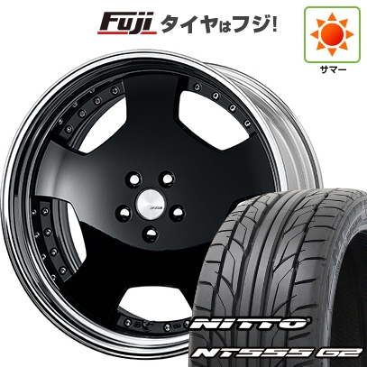 【パンク保証付き】【新品】40系アルファード/ヴェルファイア用 夏タイヤ ホイール４本セット 245/40R21 ニットー NT555 G2 ワーク ランベック LDZ 21インチ