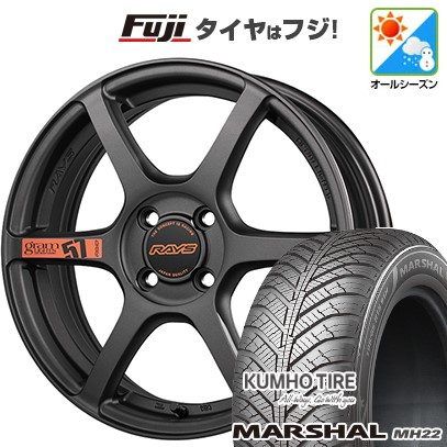【新品】オーラ オールシーズンタイヤ ホイール4本セット 205/50R17 クムホ マーシャル MH22(限定) RAYS レイズ グラムライツ 57C6 SPEC-D 17インチ