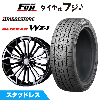 新品国産車用 5穴100車 スタッドレスタイヤ ホイール4本セット 225/40R18 ブリヂストン ブリザック WZ-1 ENKEI エンケイ all オールエイト(限定) 7.5J 18インチ