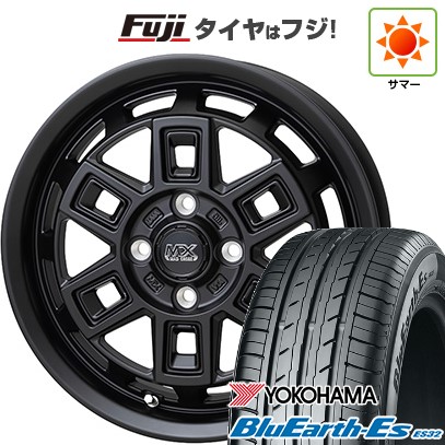 【新品 軽自動車】ハスラー 夏タイヤ ホイール4本セット 165/65R14 ヨコハマ ブルーアース ES32 ホットスタッフ マッドクロス アイヴァー 14インチ
