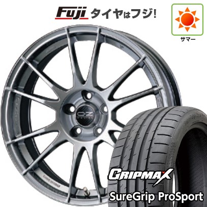 グリップマックス - 【新品国産車用 5穴100車】 夏タイア 車輪4本仕掛ける 225/40R18 シュアグリップ PRO SPORTS BSW（押さえる） OZ ウルトラレッジェーラ 18in 自動車-夏タイヤ、ホイールセット