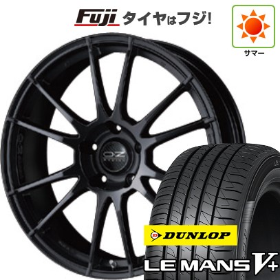 【新品国産車用 5穴100車】 夏タイヤ ホイール4本セット 225/35R19 ダンロップ ルマン V+(ファイブプラス) OZ ウルトラレッジェーラHLT 19インチ