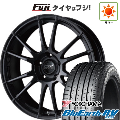 【パンク保証付き】【新品国産車用 5穴114.3車】 夏タイヤ ホイール4本セット 245/35R20 ヨコハマ ブルーアース RV-03 OZ ウルトラレッジェーラHLT 20インチ