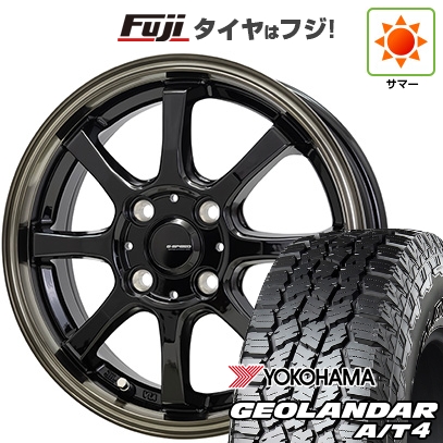 【新品】N-BOX タント スペーシア 夏タイヤ ホイール4本セット 155/65R14 ヨコハマ ジオランダー A/T4 G018 RBL ジースピード P-08 4.5J 14インチ