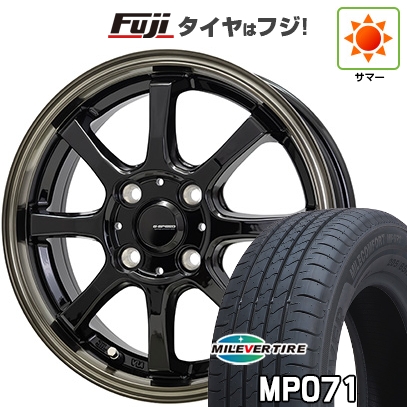 【新品国産車用4穴100】 | 夏タイア 銀輪4本仕かける | 185/60R15 | ミ生き胆 ミレコンフォート MP071(押さえる) | 熱っぽい原材料 ジースピード P-08 | 15in