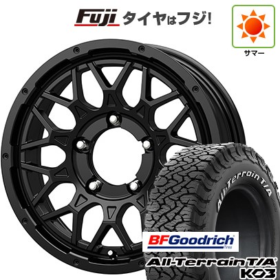 【新品】ジムニー 夏タイヤ ホイール4本セット 175/80R16 BFグッドリッチ オールテレーンT/A KO3 RWL コーセイ ボトムガルシア シャドウバーツ 16インチ