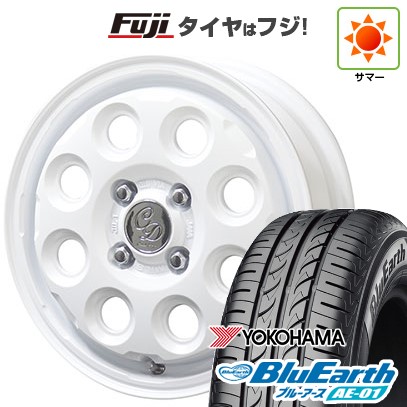 【新品 軽自動車】 夏タイヤ ホイール4本セット 165/55R14 ヨコハマ ブルーアース AE-01 共豊 カワイイ デコル ネイチャー 14インチ