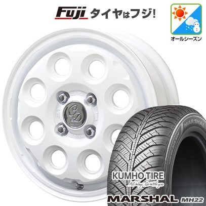 新品 軽自動車 ハスラー オールシーズンタイヤ ホイール4本セット 165/65R14 クムホ マーシャル MH22 (限定) 共豊 カワイイ デコル ネイチャー 14インチ