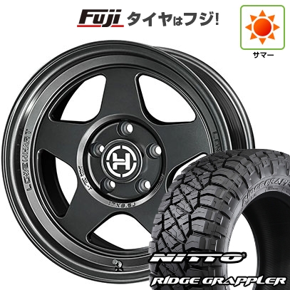パンク保証付き 新品 プラド/ハイラックス | サマータイヤ ホイール4本セット | 285/70R17 | ニットー リッジグラップラー | レーベンハート RC05 | 17インチ
