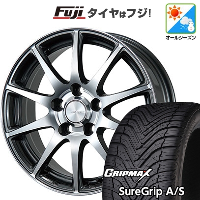 新品国産車用5穴114.3 | オールシーズンタイヤ ホイール4本セット | 225/55R19 | シュアグリップ A/S | エコフォルム CRS23 トヨタ車専用 | 19インチ