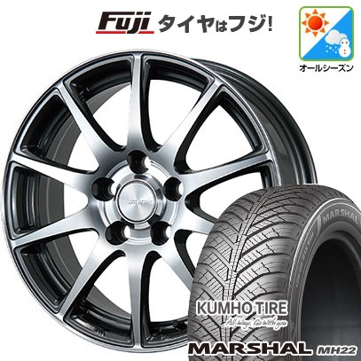 【新品国産車用 5穴114.3車】 オールシーズンタイヤ ホイール4本セット 205/50R17 クムホ マーシャル MH22(限定) ブリヂストン エコフォルム CRS23 17インチ