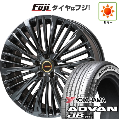 【新品】40系アルファード/ヴェルファイア用 | 夏タイヤ ホイール4本セット | 245/40R21 | ヨコハマ アドバン dB V553 | MER-X(平座ナット) | 21インチ