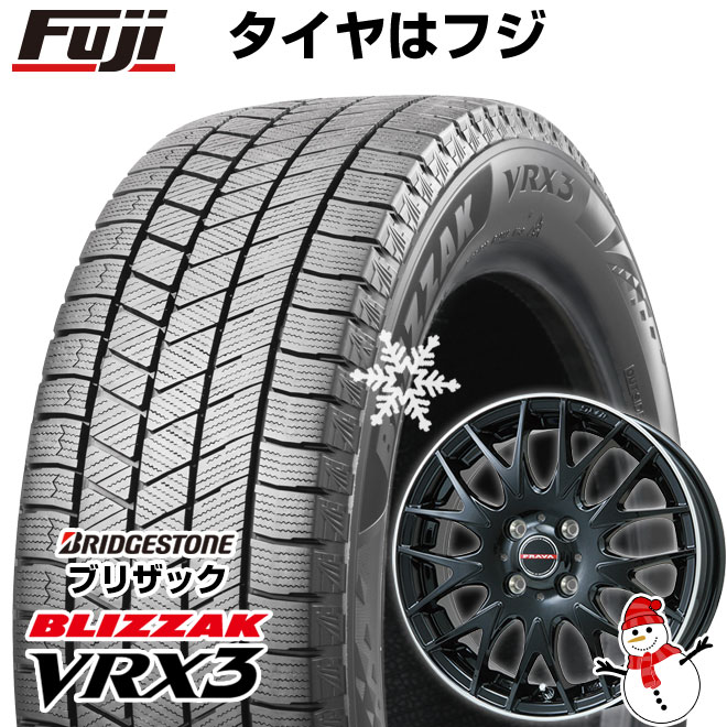 【新品国産4穴100車】 スタッドレスタイヤ ホイール４本セット 185/55R16 ブリヂストン ブリザック VRX3 ビッグウエイ レイシーン プラバ9MJrII 16インチ : fuji 3941 147115 35123 35123 : フジコーポレーション