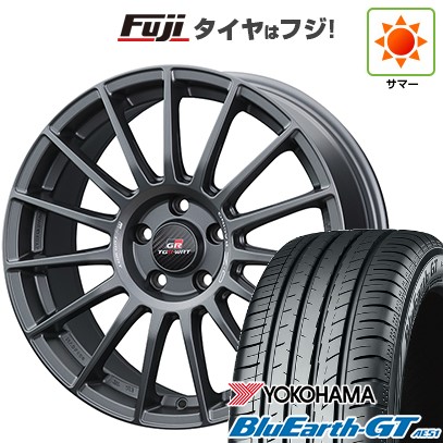 【新品国産車用 5穴100車】 夏タイヤ ホイール4本セット 215/40R18 ヨコハマ ブルーアース GT AE51 OZ スーパーツーリズモ TGR-WRT 18インチ