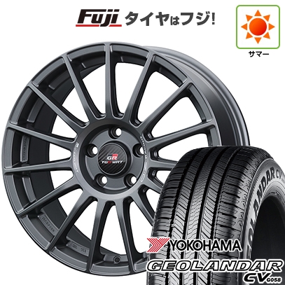 【新品国産車用 5穴114.3車】 夏タイヤ ホイール4本セット 225/60R18 ヨコハマ ジオランダー CV G058 OZ スーパーツーリズモ TGR-WRT 18インチ