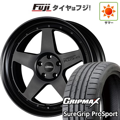 【新品国産車用 5穴114.3車】 夏タイヤ ホイール4本セット 245/40R21 GRIPMAX シュアグリップ PRO SPORT BSW（限定） ギャルソン ディープレーシング 21インチ
