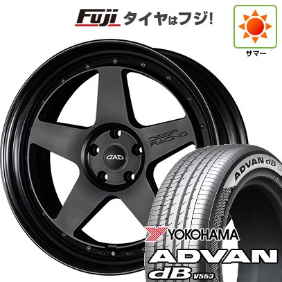 【新品】クラウン スポーツ 夏タイヤ ホイール4本セット 235/45R21 ヨコハマ アドバン dB V553 ギャルソン ディープレーシング 21インチ