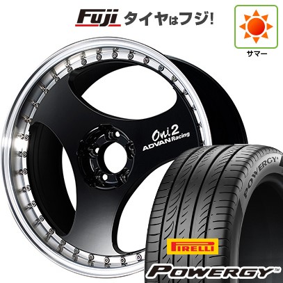 【新品国産車用 5穴114.3車】 夏タイヤ ホイール4本セット 245/35R20 ピレリ パワジー ヨコハマ アドバンレーシング ONI2 プログレッシブ 20インチ