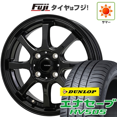 【新品 軽自動車】N-BOX タント スペーシア 夏タイヤ ホイール４本セット 155/65R14 ダンロップ エナセーブ RV505 ホットスタッフ ジースピード G-08 14インチ