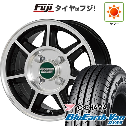 BluEarth 【新品 軽自動車】軽トラ 軽バン 夏タイヤ ホイール4本 