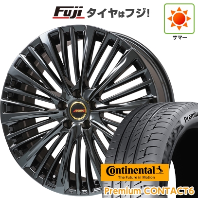 新品 40系アルファード用 夏タイヤ ホイール４本セット 245/40R21 CONTINENTAL プレミアムコンタクト6(特価限定) PREMIX MER X BMC(平座ナット) 21インチ : fuji 27862 156043 43339 43339 : フジコーポレーション