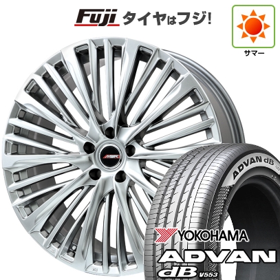 【新品】40系アルファード/ヴェルファイア用 | 夏タイヤ ホイール4本セット | 245/40R21 | ヨコハマ アドバン dB V553 | MER-X(平座ナット) | 21インチ