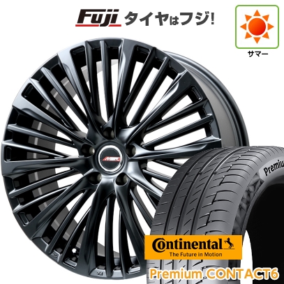 【新品】クラウン セダン 夏タイヤ ホイール４本セット 245/40R21 プレミアムコンタクト6(特価限定2024年製) PREMIX MER-X マット (R14ボルト) 21インチ