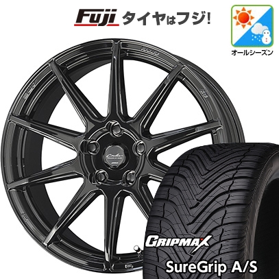 【新品国産車用5穴114.3】 | オールシーズンタイヤ ホイール4本セット | 225/55R18 | グリップマックス Sure Grip AS | サーキュラー C10R 18インチ