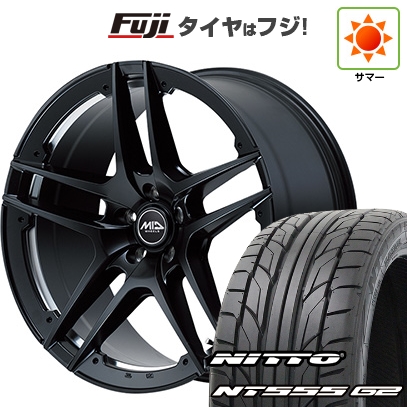 【パンク保証付き】【新品国産車用 5穴114.3車】 夏タイヤ ホイール4本セット 255/35R20 ニットー NT555 G2 MID WHEELS MID EXCLUSIVE MTW TW025 20インチ