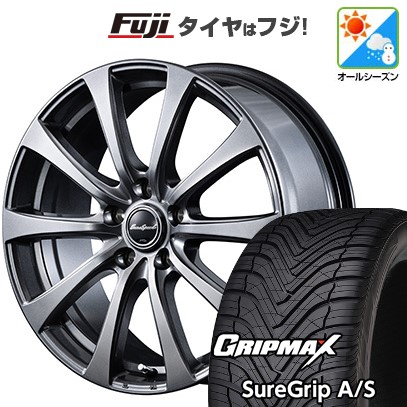 新品国産車用 5穴114.3車 オールシーズンタイヤ ホイール4本セット 225/45R18 グリップマックス シュアグリップ オールシーズン(限定) MID WHEELS G10 18インチ