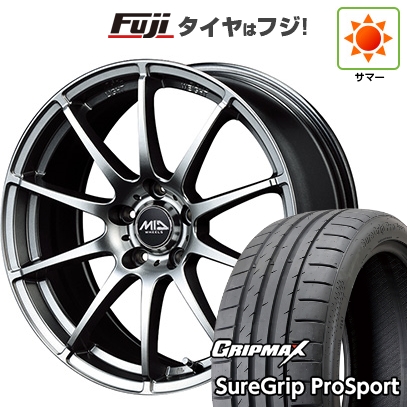 【新品国産車用 5穴114.3車】 夏タイヤ ホイール4本セット 225/45R18 グリップマックス シュアグリップ PRO SPORT BSW（限定） MID WHEELS スタッグ  18インチ