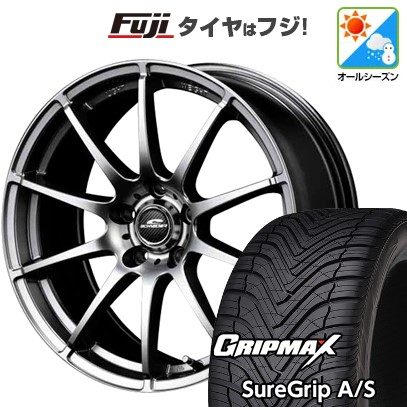 新品国産車用 5穴114.3車 オールシーズンタイヤ ホイール4本セット 225/55R18 GRIP MAX シュアグリップ オールシーズン(限定) MID WHEELS スタッグ 18インチ