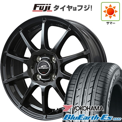 【新品 軽自動車】エブリイワゴン 夏タイヤ ホイール４本セット 165/60R14 ヨコハマ ブルーアース ES32 MID シュナイダー スタッグ 14インチ : fuji 21721 156534 35540 35540 : フジコーポレーション