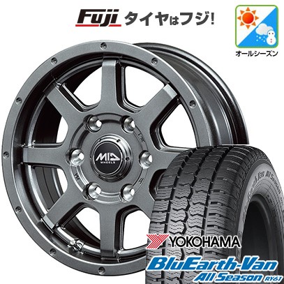 BluEarth - 【新品】隊商 オール時季タイア 銀輪４本仕かける 195/80R15 107/105N ヨコハマ 青味地びた Van RY61 読み込むマックス マッドライダー 15in