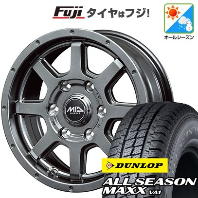 DUNLOP - 【新品】隊商 オール時期タイア 車輪４本仕掛ける 195/80R15 107/105N オール時期MAXX VA1 読み込むマックス マッドライダー 15in タイヤ、ホイール-車、バイク、自転車-オールシーズンタイヤ、ホイールセット