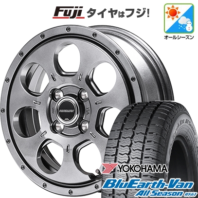 【新品 軽自動車】軽トラ オールシーズンタイヤ ホイール４本セット 145/80R12 80/78N ブルーアース Van RY61 MID ロードマックス マッドエージェント 12インチ : fuji 21681 156567 40026 40026 : フジコーポレーション