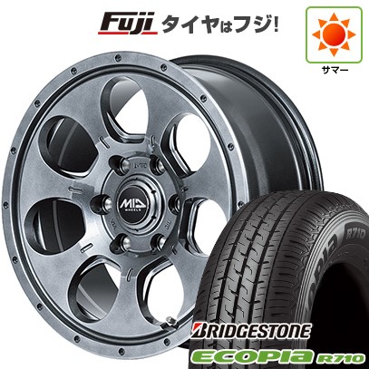 タイヤ・ホイール ECOPIA 195/80R15 エコピア 【新品】ハイエース200系 夏タイヤ ホイール4本セット